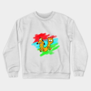 cartoon animals Crewneck Sweatshirt